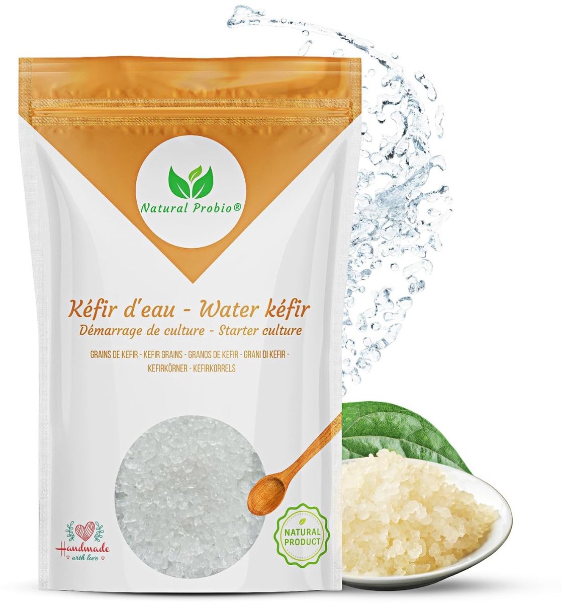 Omgoods - Drogen Water Kefir Granules 10g - Startset voor Cultuur