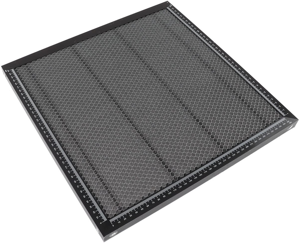 Omgoods - Aluminium Laser Bed met Warmteafvoer voor CNC Snijden, 38 x 40 cm
