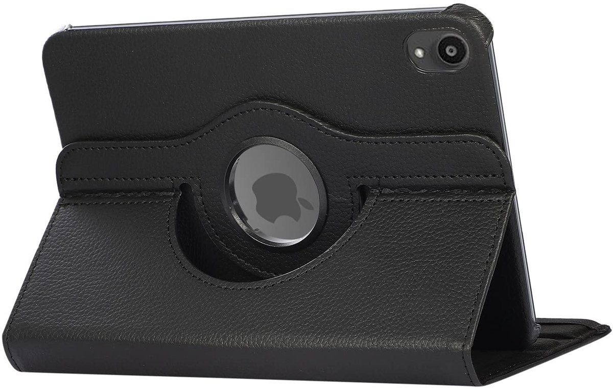 Omgoods - Slimme Flip Case voor iPad Mini 6 - Zwart met Standfunctie