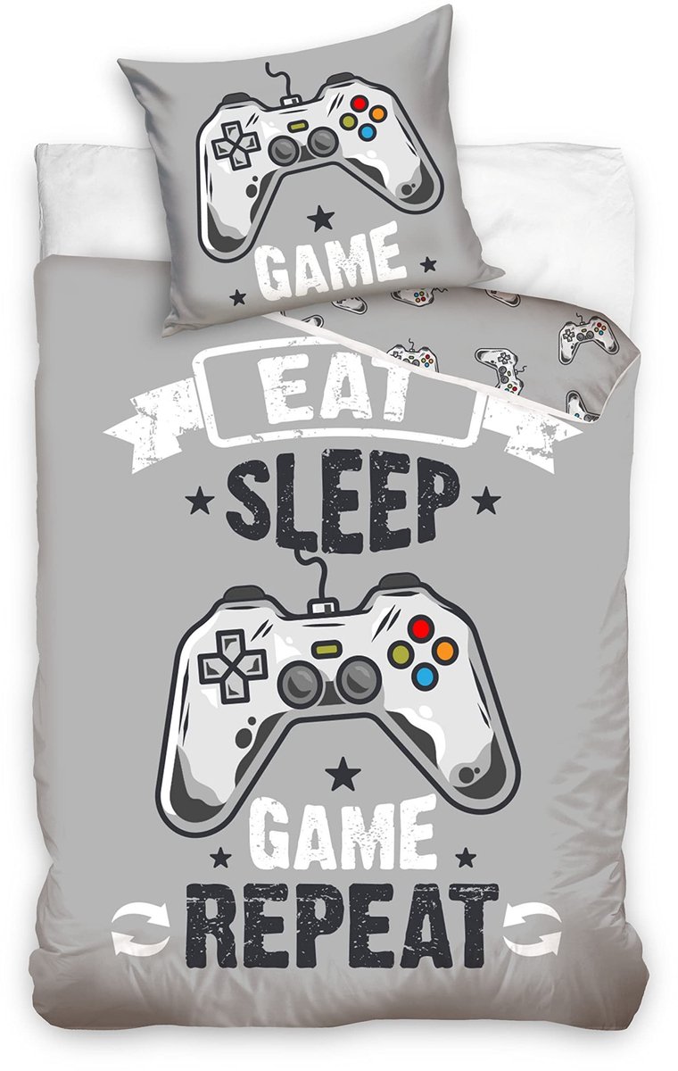 Omgoods - Gaming Dekbedovertrekset voor Tieners met Gamer Motief