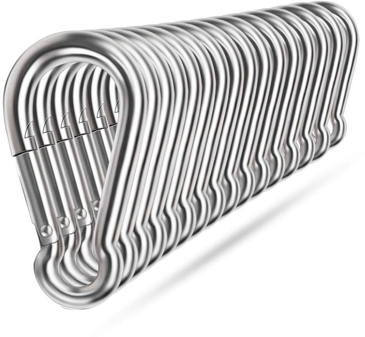 Omgoods - Carabiner Clips - 304 Veerhaakjes voor Buitengebruik