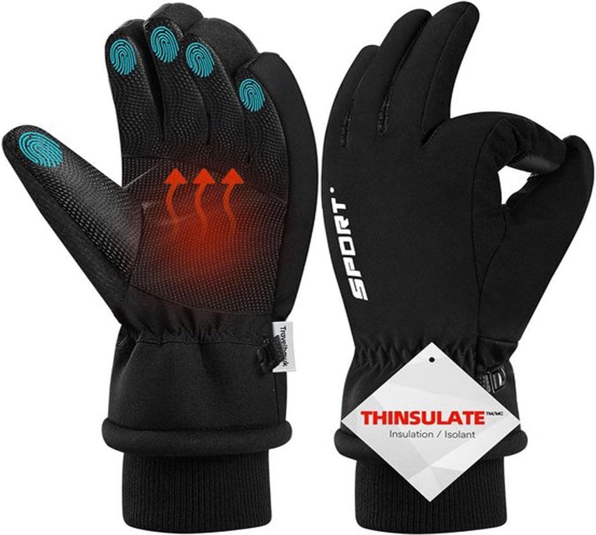 Omgoods - Winterhandschoenen voor Mannen en Vrouwen - Warm en Touchscreen