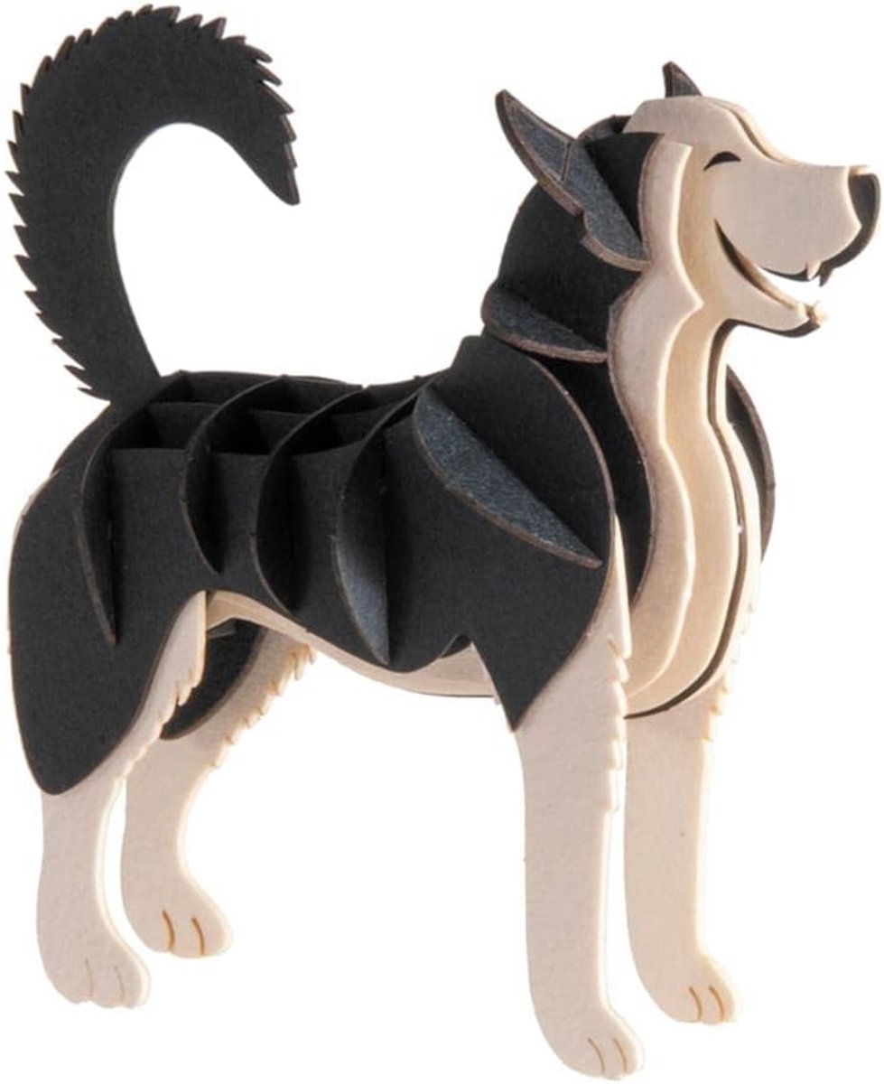 3D papier model - Husky