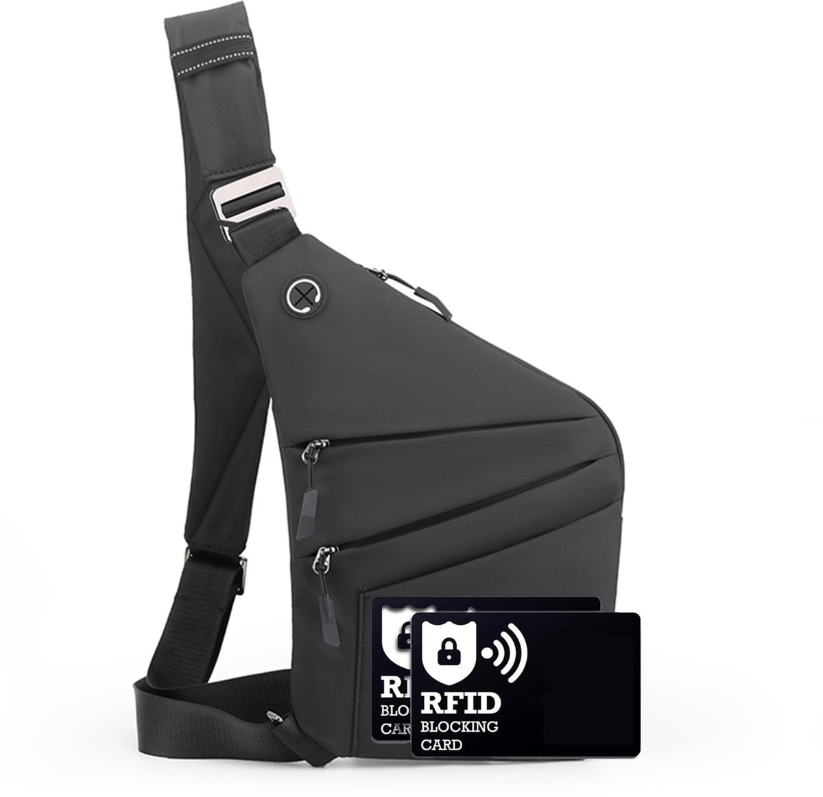 Omgoods - Anti-Diefstal Schoudertas - Waterdichte Crossbody Tas voor Dames en Heren