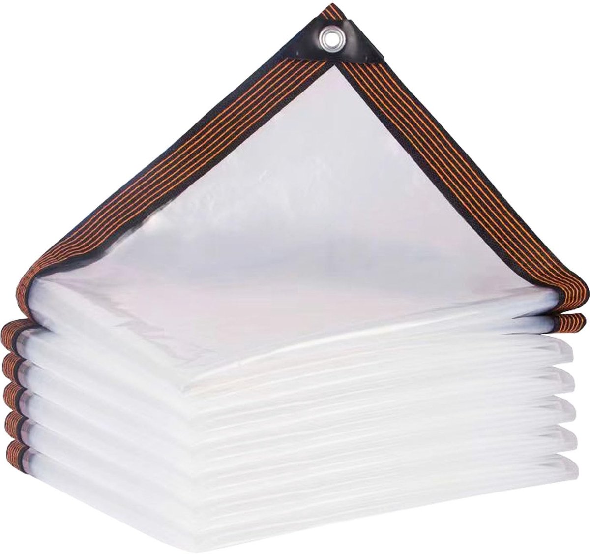 Omgoods - Transparante PVC Tarpaulin 2 x 3 m - Waterproof en UV-Bestendig