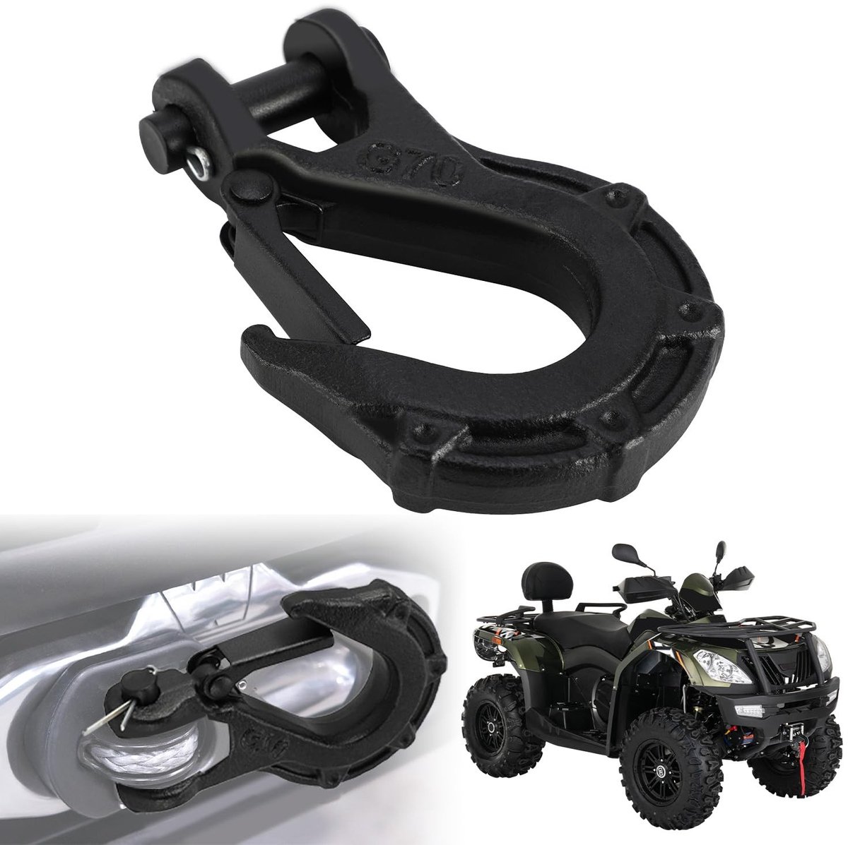 Omgoods - 3/8" Lierhaak van Gesmeed Staal - Voor Trucks