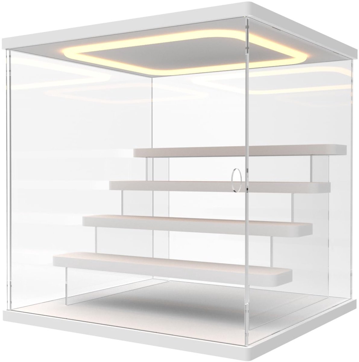 Omgoods - Acryl Display Case met LED Verlichting - 5 Niveaus voor Verzamelobjecten
