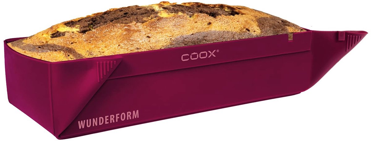 Omgoods - Wunderform Basic M - Vouwbare Silicone Bakvorm in Donkerrood