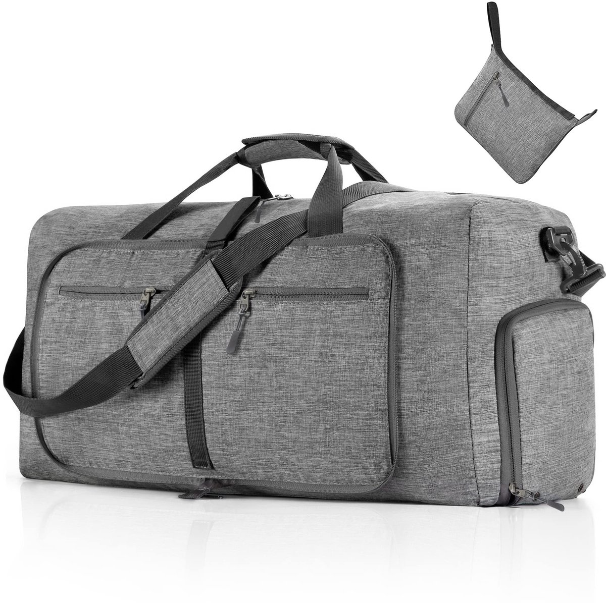 Omgoods - 65L Vouwbare Duffeltas met Schoencompartiment