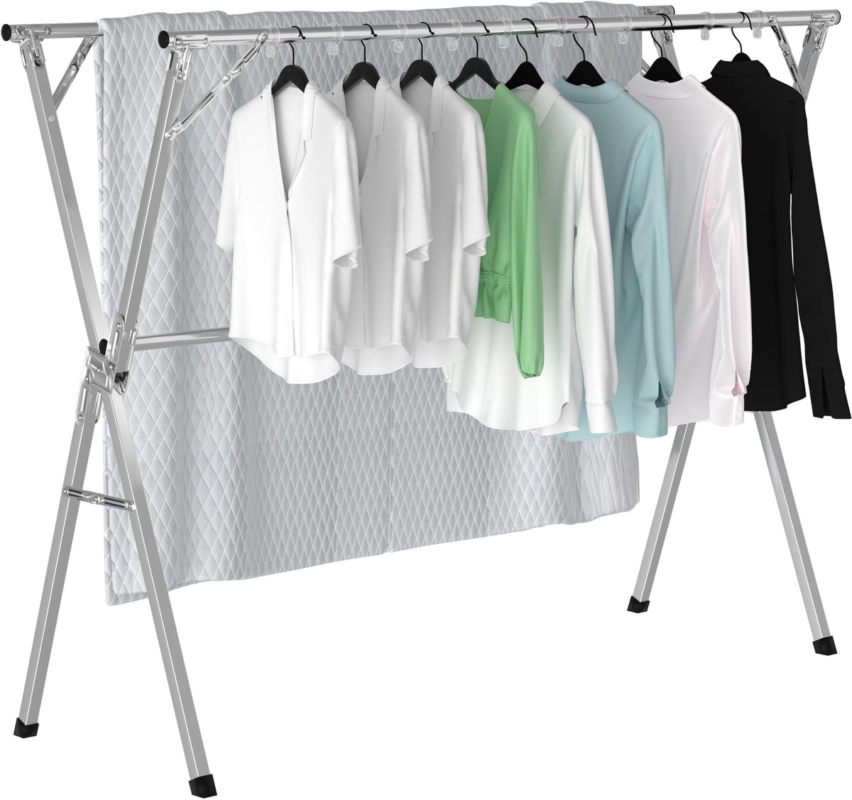 Omgoods - RVS Vouwbaar Droogrek voor Binnen en Buiten