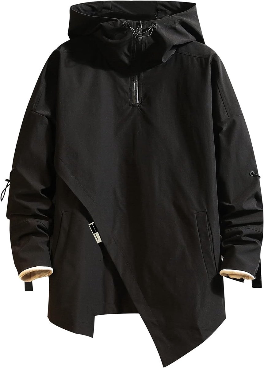 Jk208black uniseks-volwassene katoen-windjack-jassen