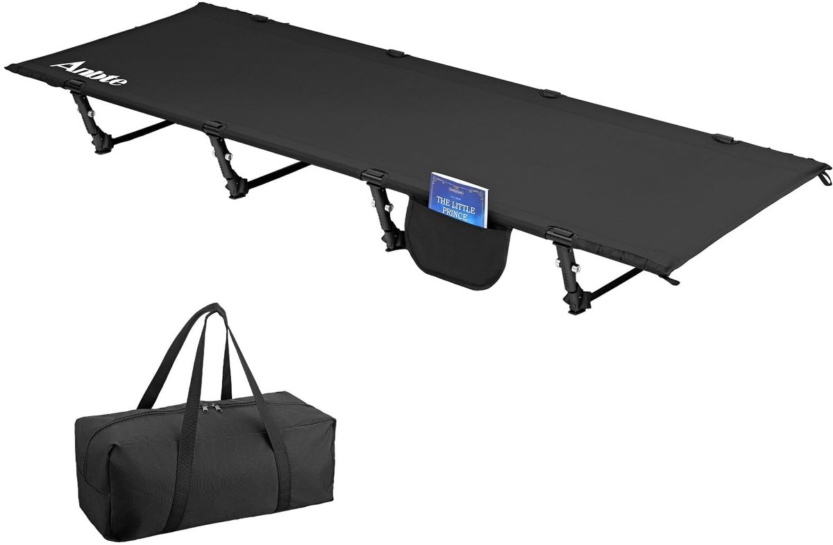 Omgoods - Camping Bed - Ultralicht Vouwbed 191 x 70 x 20 cm - Tot 125 kg