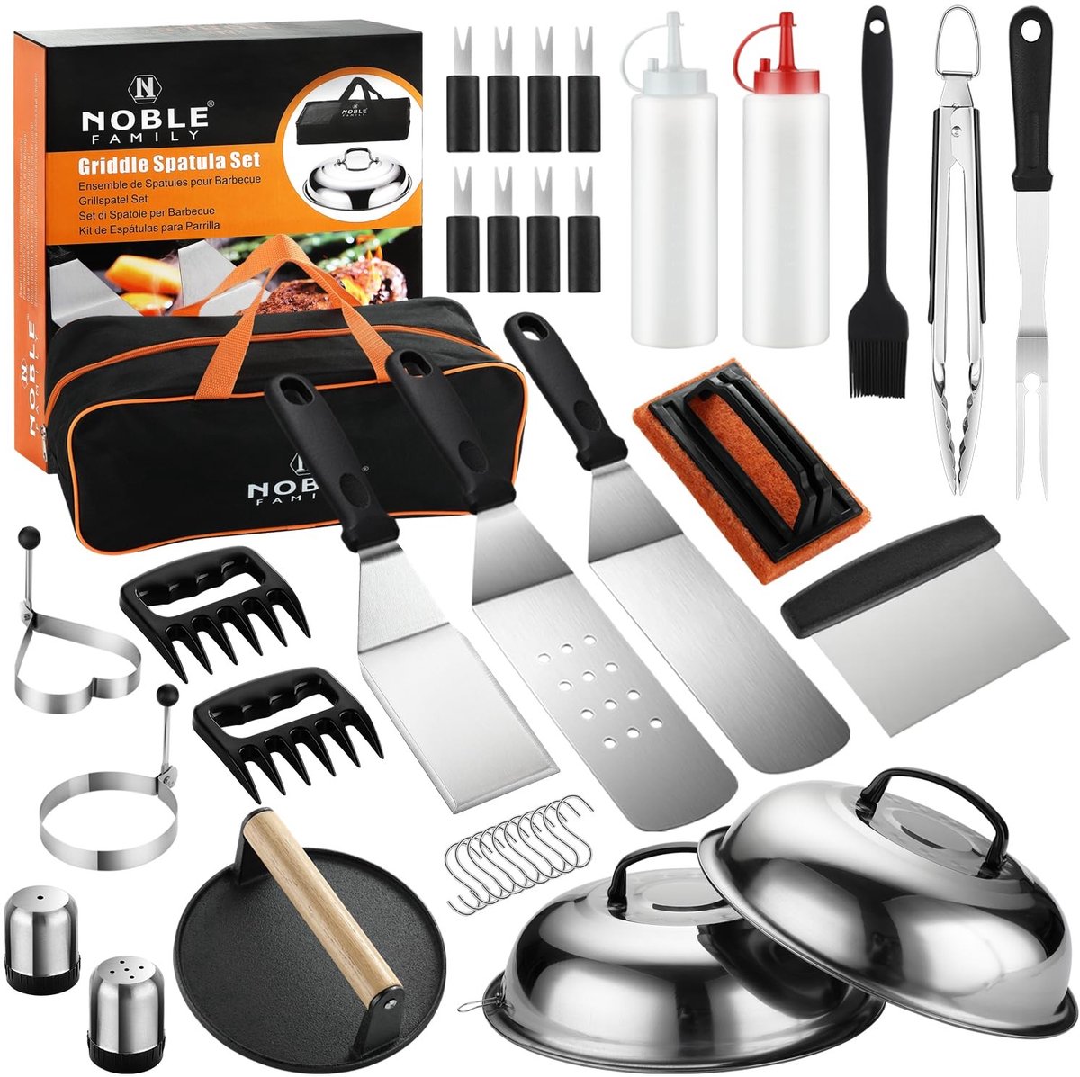 Omgoods - 38 Delige Gereedschapsset - Professionele Griddle Accessoires