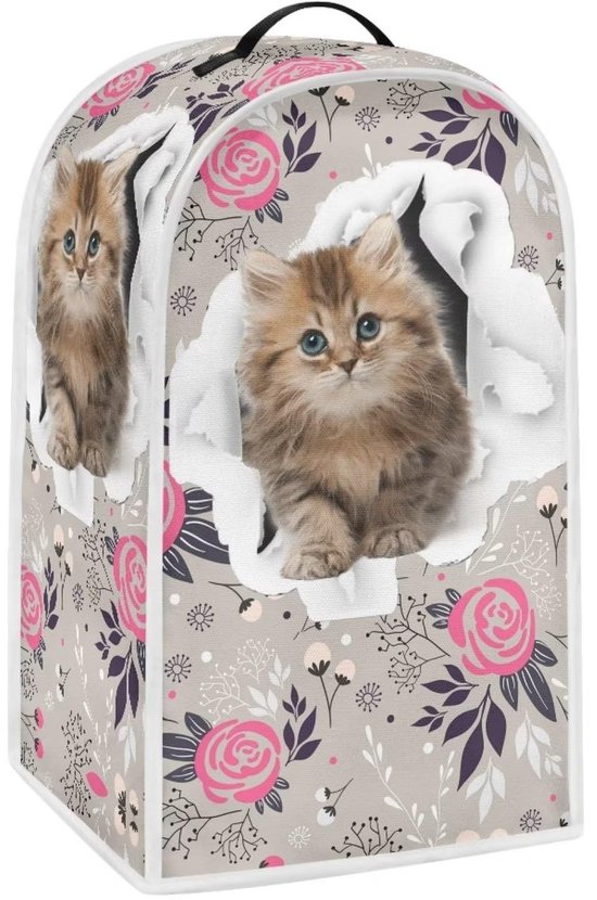 Omgoods - Poceacles Deksel voor Keukenmixers - Blender Cover met Kattenpatroon - Stofvrij en Vlekbestendig — afbeelding 2