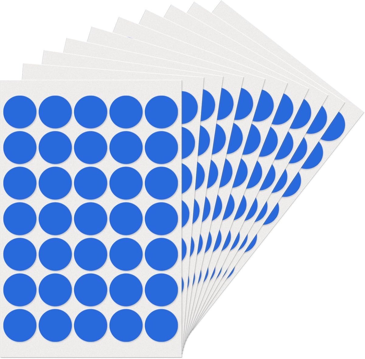 ronde puntstickers, 25 mm, zelfklevende markeringspunten, waterdicht, plakpunten, kleine kleurcodering, etiketten, 1180 stuks