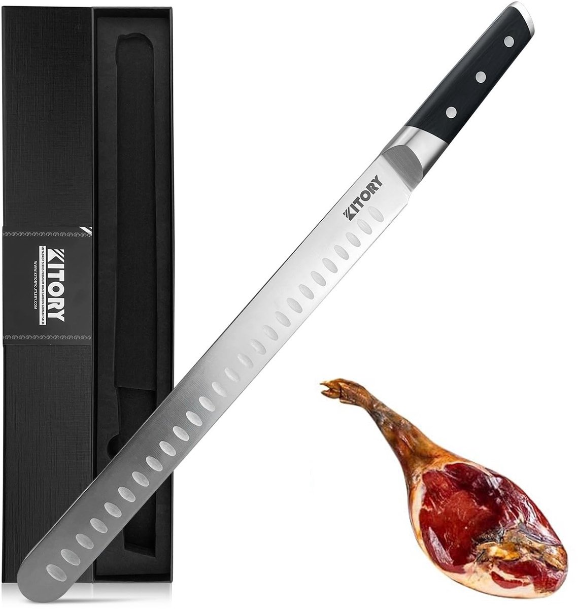 Omgoods - Professioneel Tranchemes 30cm - Hoogwaardige Duitse Staal