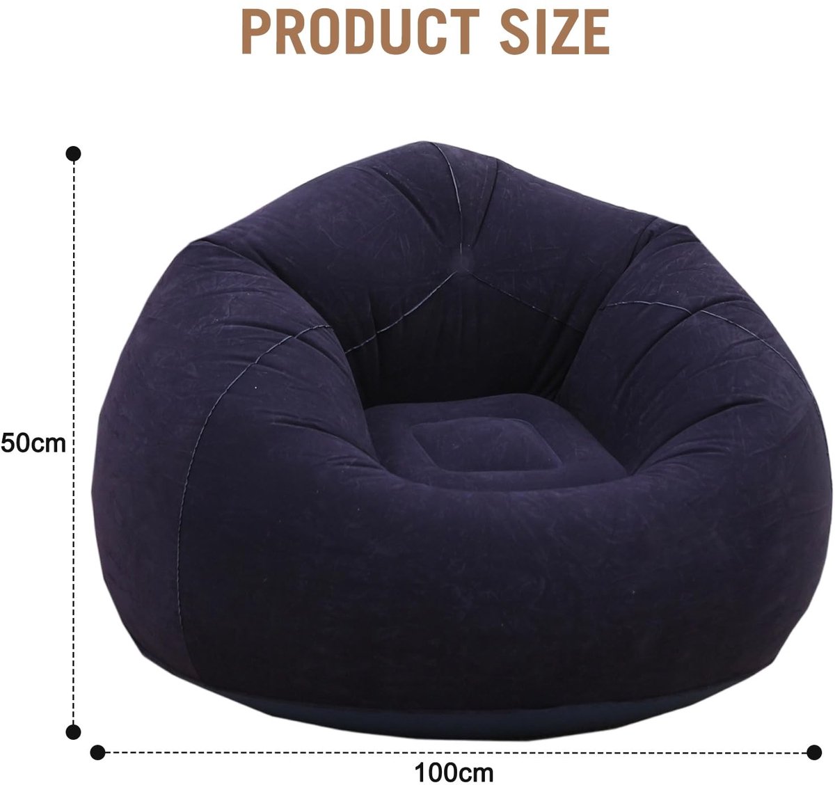 Omgoods - Opblaasbare Waterdichte Outdoor Air Sofa - Comfortabele Lounge Stoel voor Avonturen