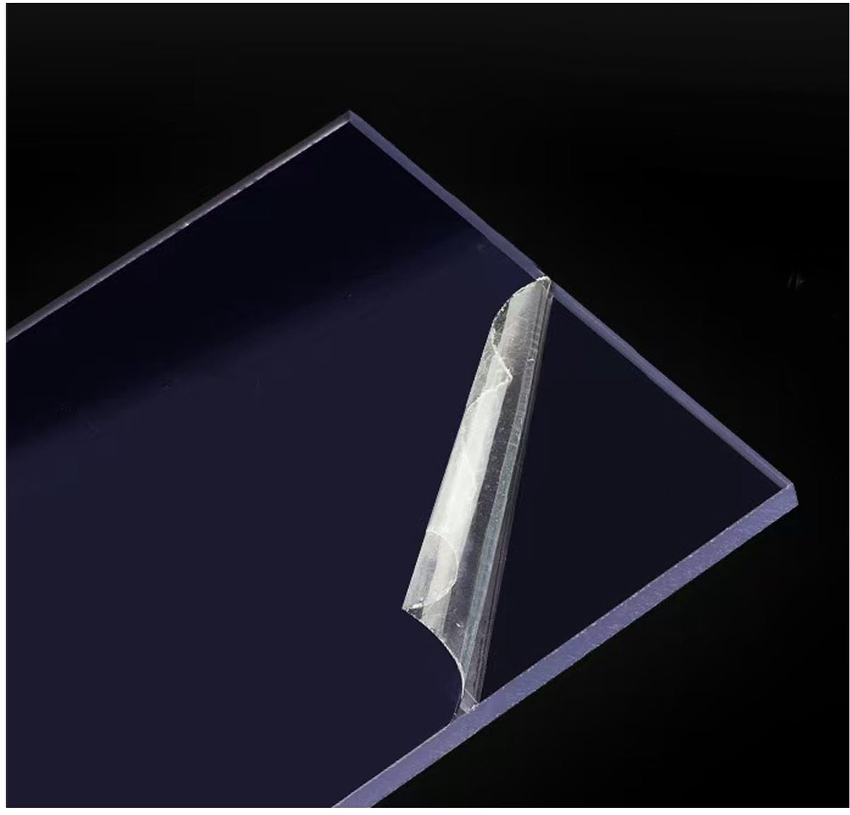 Omgoods - Helder Acrylglasplaat A2 594 mm x 420 mm x 7,8 mm - Robuuste Transparante Kunststof Plaat