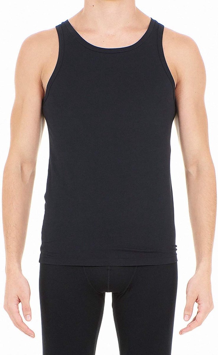 Supreme Katoen Tanktop, Heren - zwart - XXL