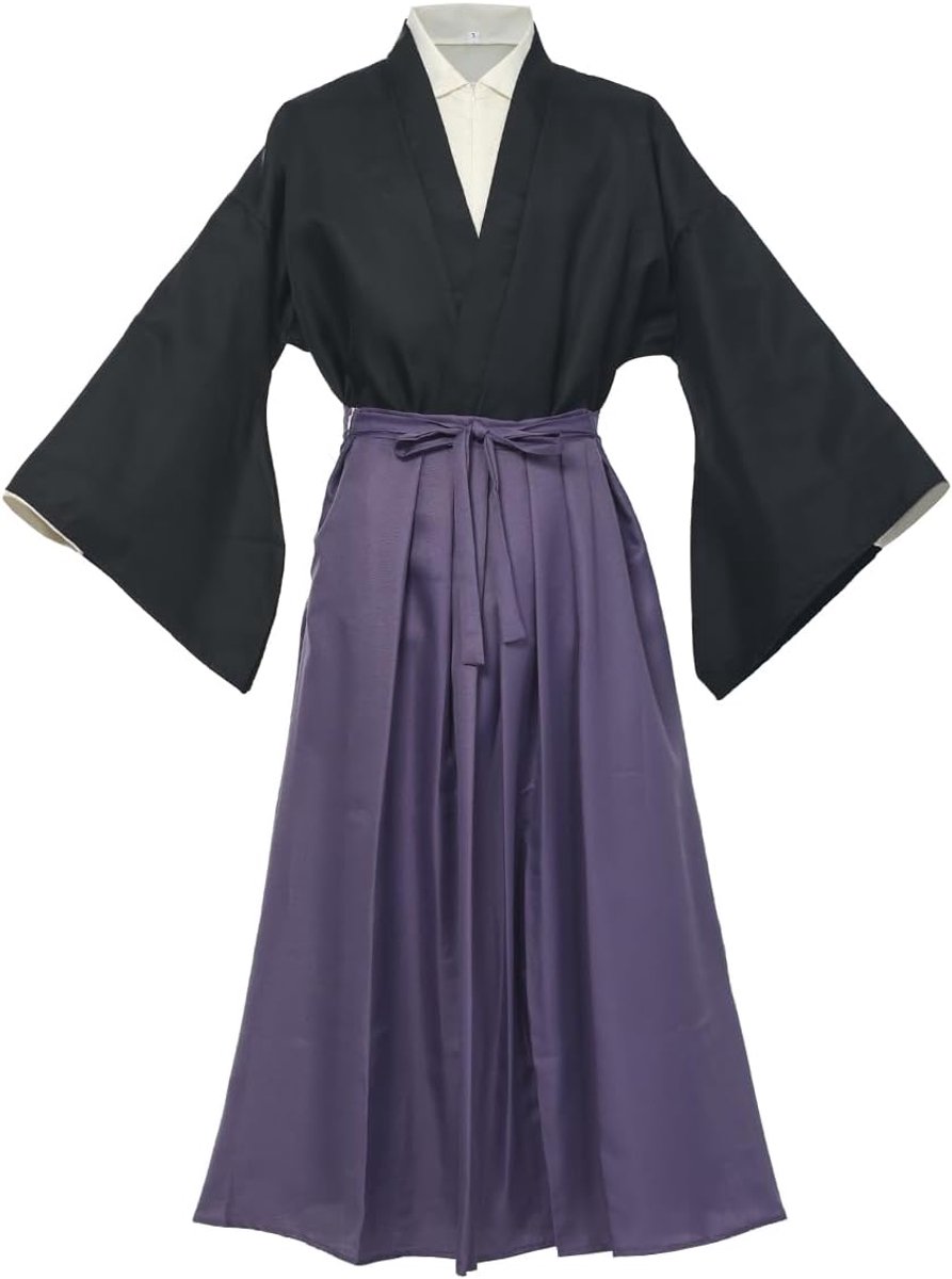 Japanse traditionele kimono Yukata Samurai vechtsporten Hakama uniform judo aikido kendo gewaad anime cosplay kostuum