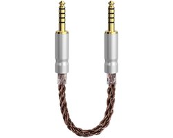 Apollo 4,4 mm gebalanceerde kabel, 5-polige man-naar-man, 8 aders 6N OCC single crystal koper, voor iFi Zen DAC V2/V3, Zen Can, Zen Blue3 (NIET voor 3,5 mm apparaten) - 18 cm