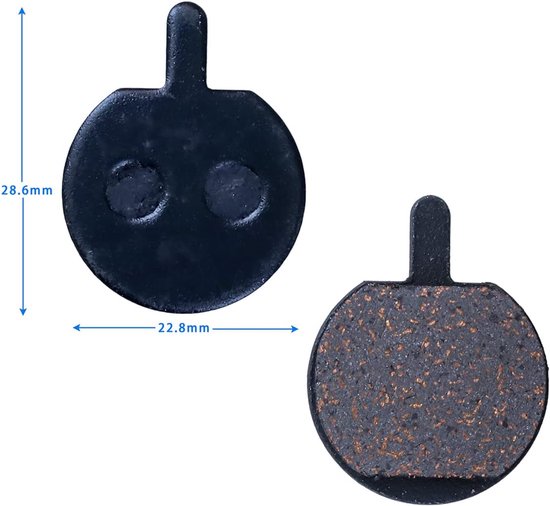 Remblokken en Hars voor Fiets en Mountainbike, schijfremblokken, halfmetaal, rempads & veer — afbeelding 4