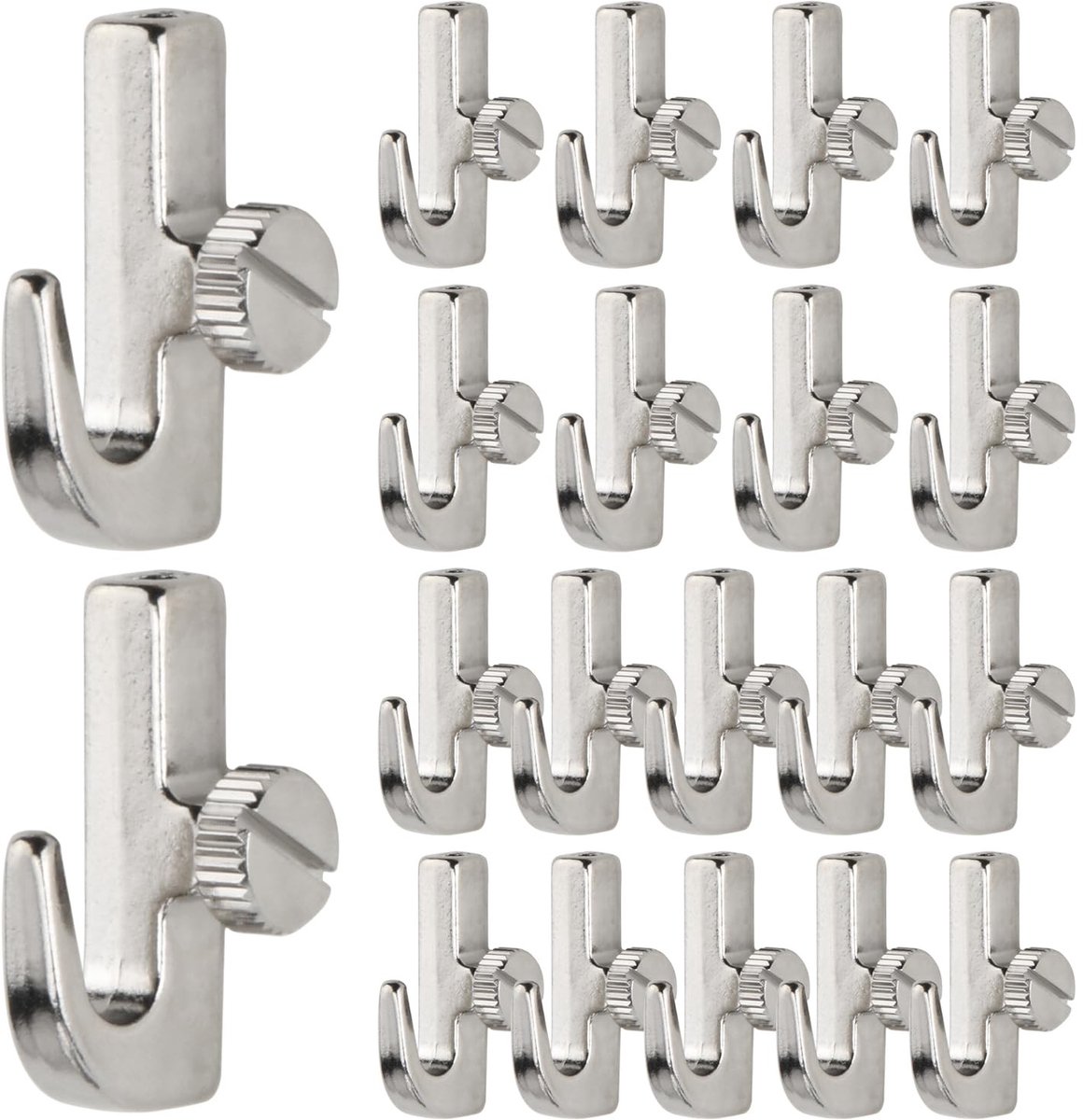 Omgoods - Mini-Haken Zilverkleurig - Ideale Accessoires voor Foto's en Kunst