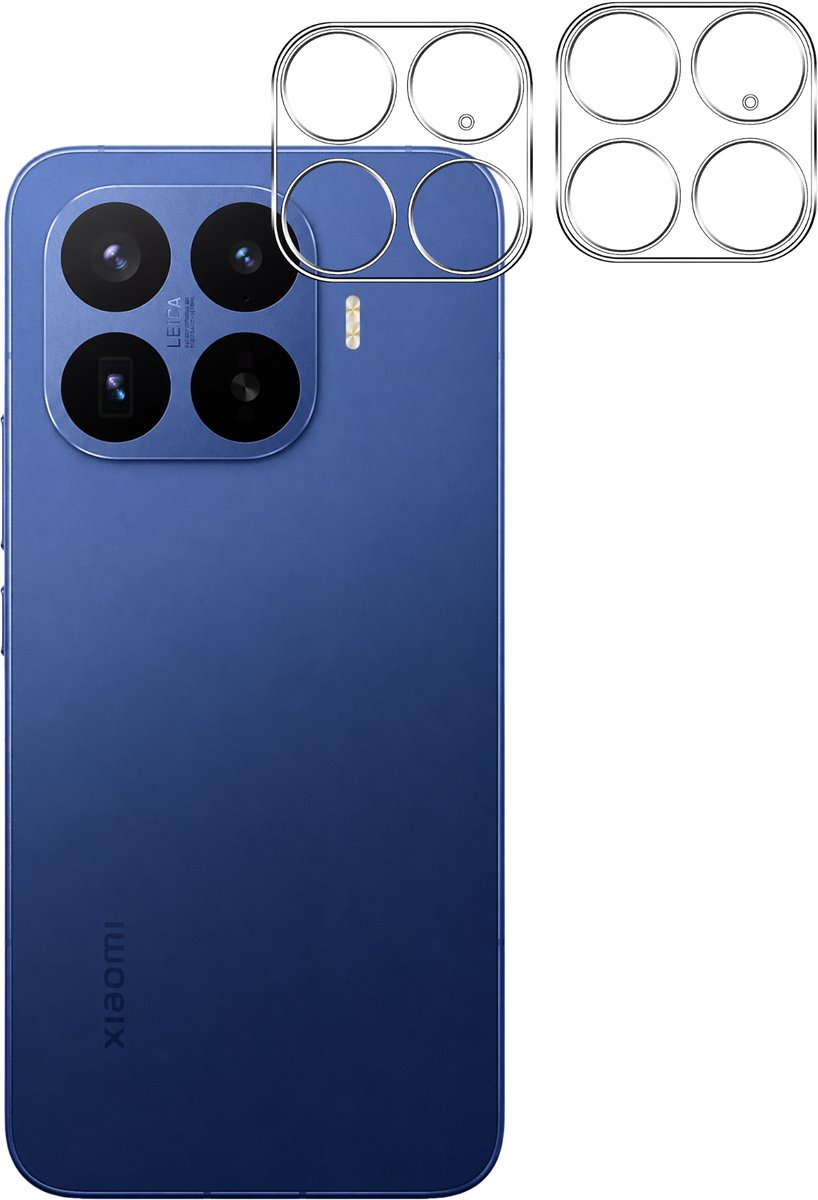 Camera Protector geschikt voor Xiaomi 17T Pro - 2 stuks van glas Transparante glazen