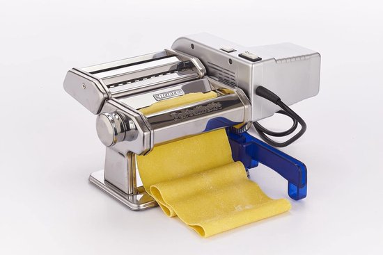 Elektrische Pastamaker - Deegroller - Verse Pasta Maken - 9 Dikte Instellingen - 5 Vormen - RVS — afbeelding 2