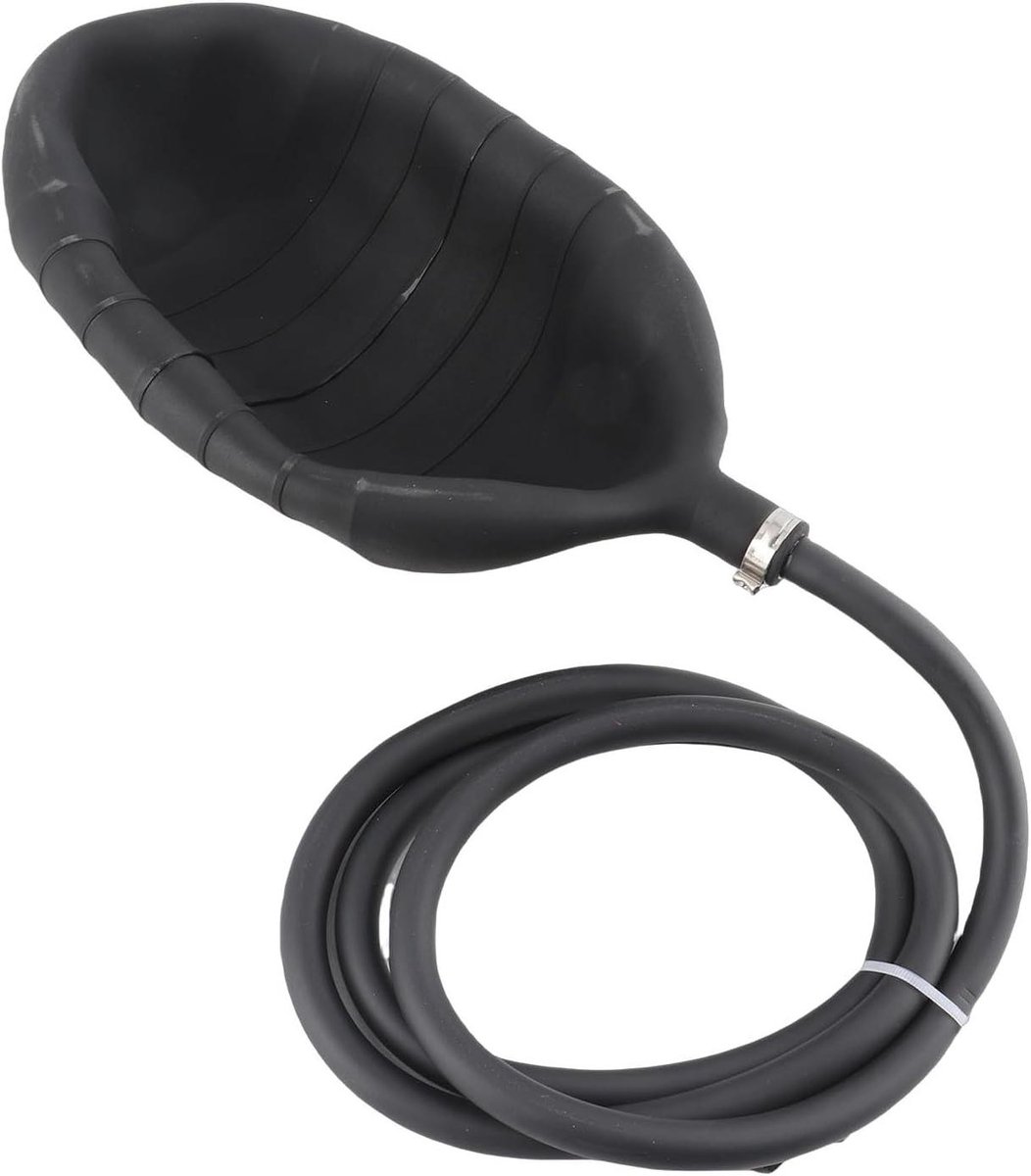 Opblaasbare Leidingstop - Afsluitdop Buizen - Leidingen Afsluiten - Drukbestendig PVC - 150 mm - Grijs