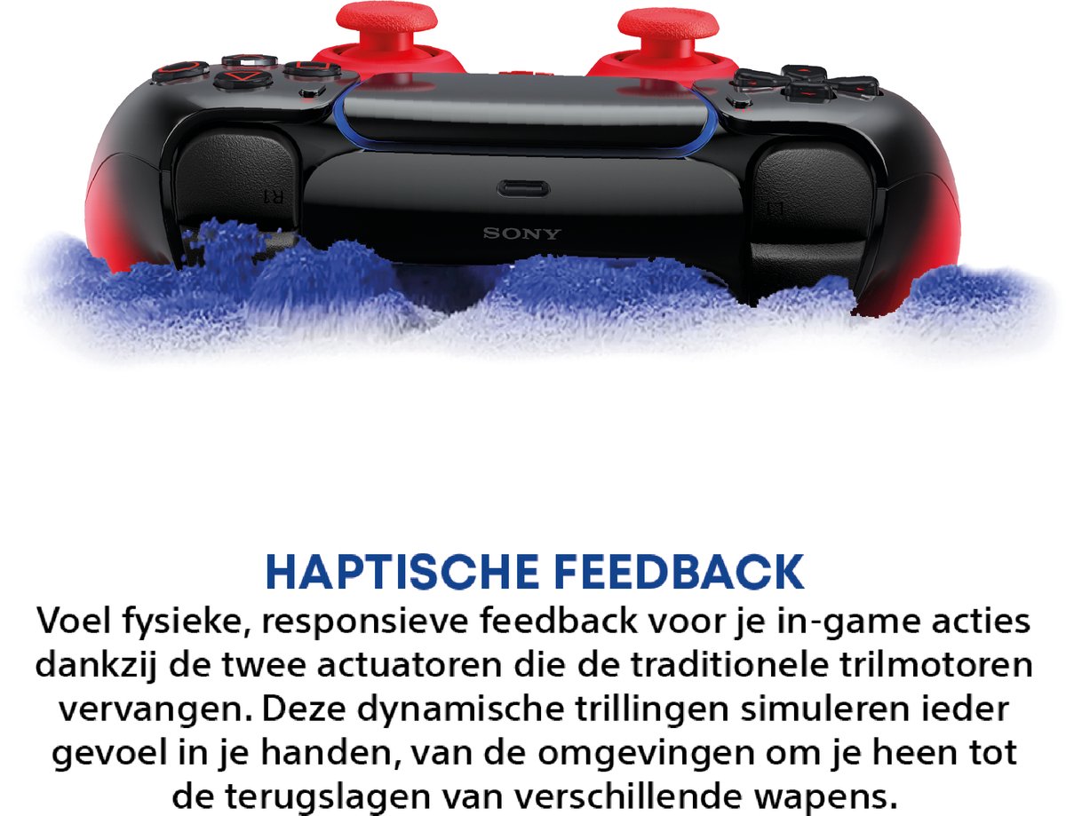 Sony PS5 DualSense Draadloze Controller - Techno Red – foto 4