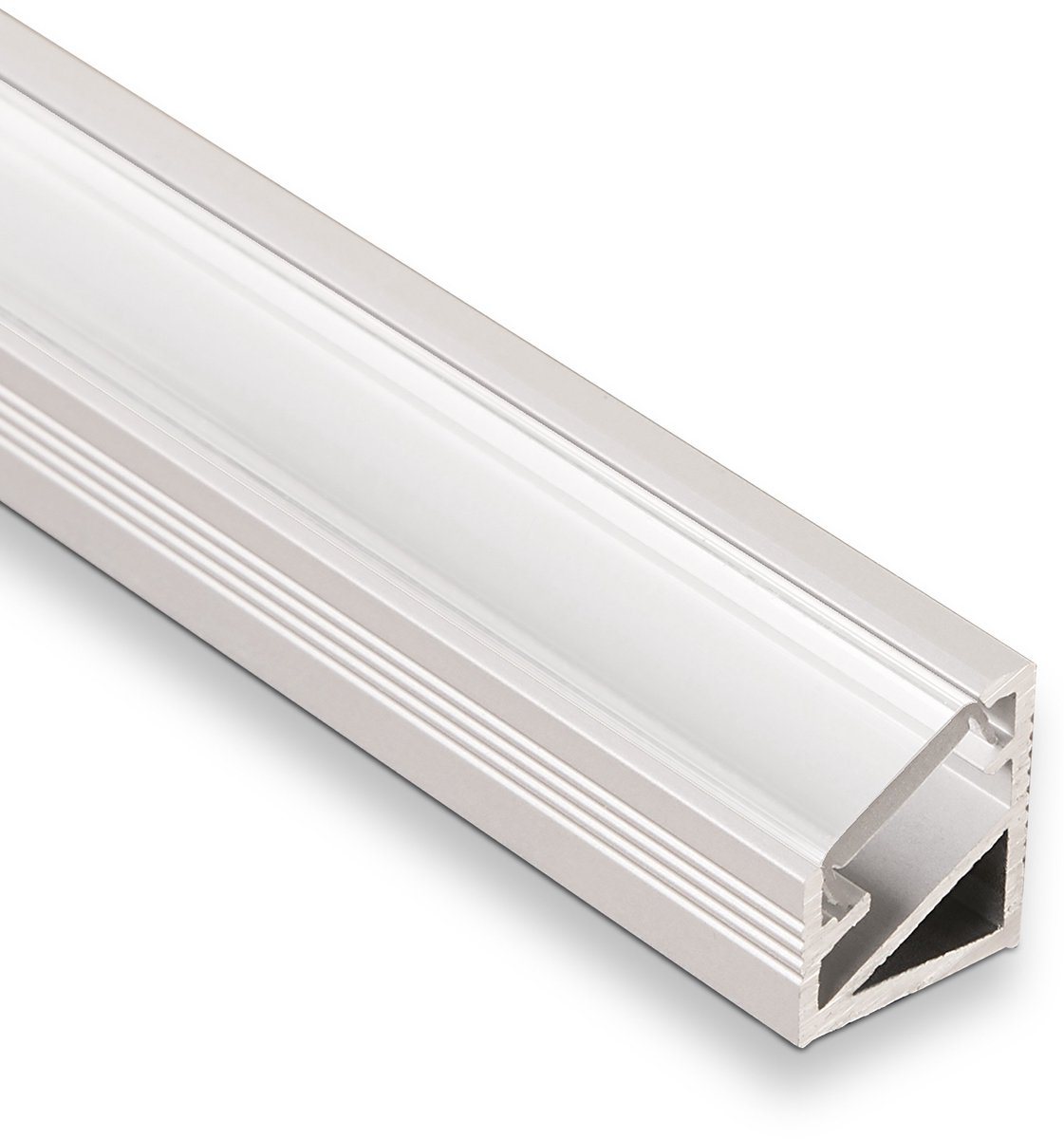 3 x LED Hoekprofiel-66 ALU geëloxeerd / opaal 2m voor LED strips