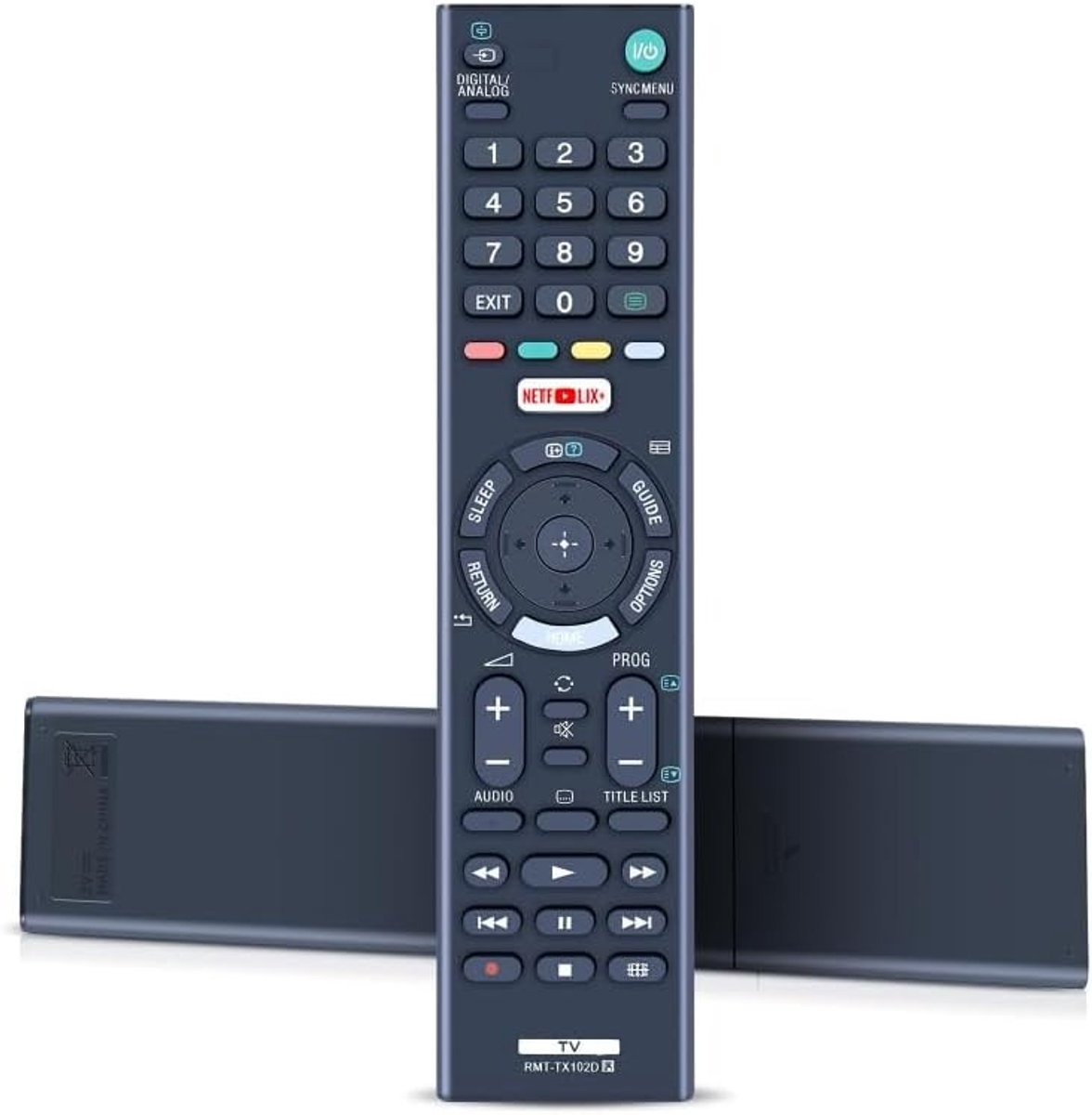Universele afstandsbediening voor Sony TV's - Geschikt voor KDL-32R500C, KDL-40R550C en meer - Eenvoudig in gebruik, vervangingsoplossing, compatibiliteit met meerdere modellen