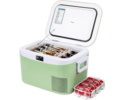 Mini Compressor Koelbox - 12,8 Liter - Tot -18°C - 12V 24V 230V - Draagbare Auto Koelkast