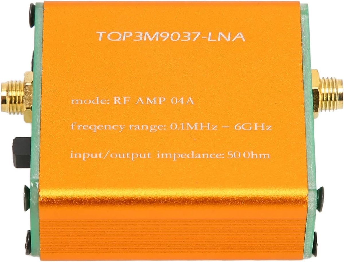 Professionele RF Power Preamplifier met 20dB Versterking, Laag Geluid en 2500mAh Li-Ion Batterij