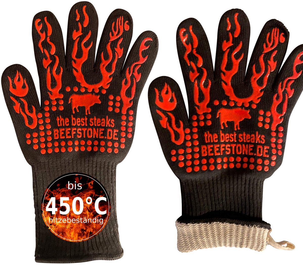 Omgoods - Hittebestendige BBQ Grillhandschoenen tot 450°C