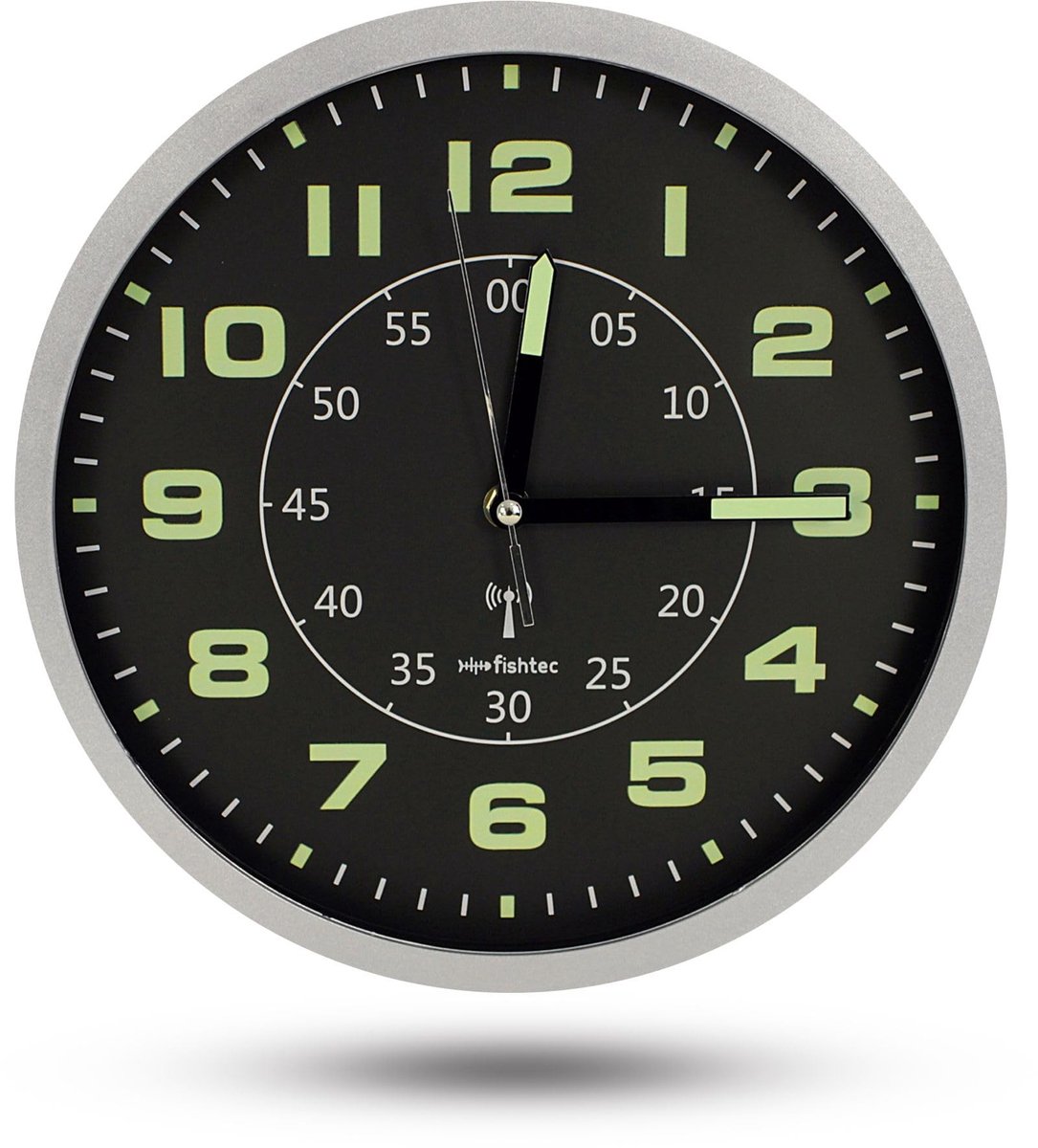 Omgoods - Moderne Wandklok met Grote Cijfers - Radio Controlled 30 cm