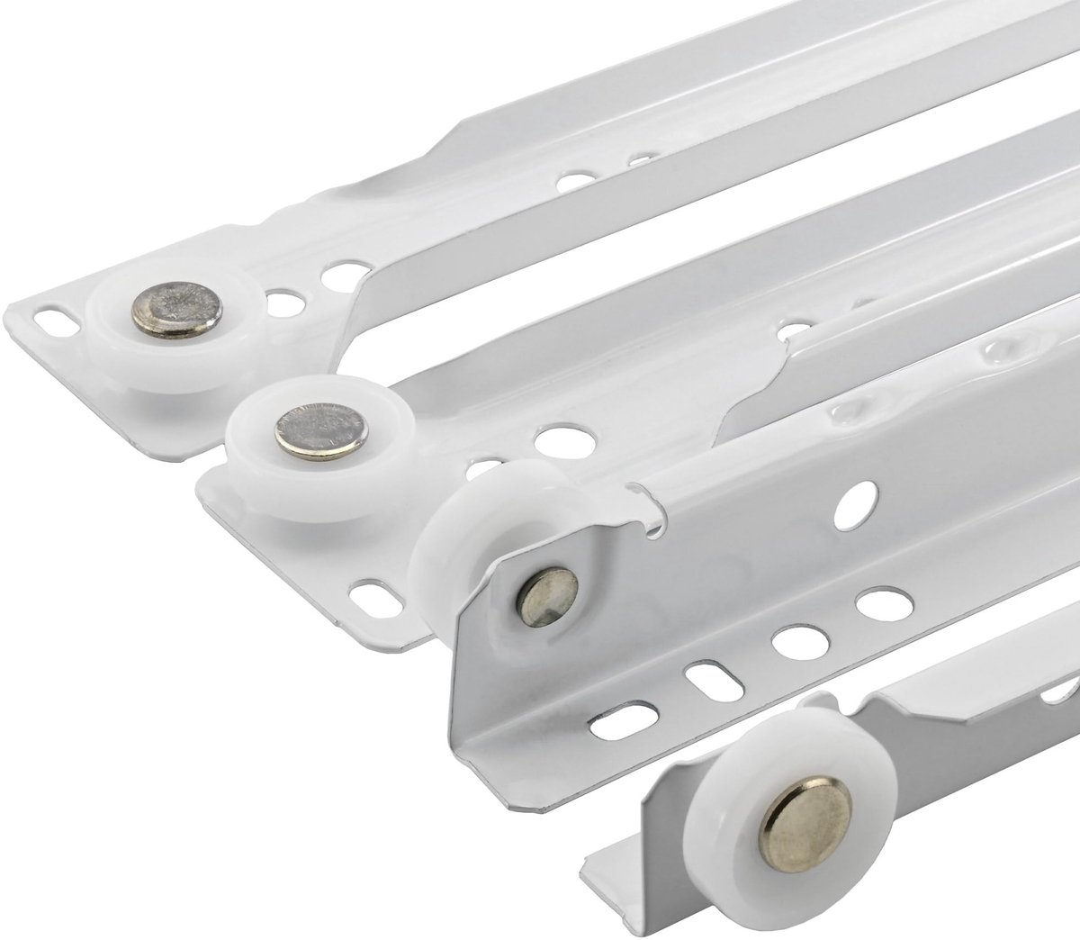 Omgoods - 20 Stuks Ladeschuiven - 350mm Stalen Rails met 30kg Draagvermogen