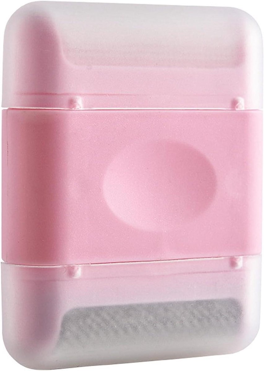Trui Pluisverwijderaar - Kledingroller Haarverwijderaar - Kleding Schoonmaken - Dubbelzijdig Ontwerp - 6.5 cm - Roze