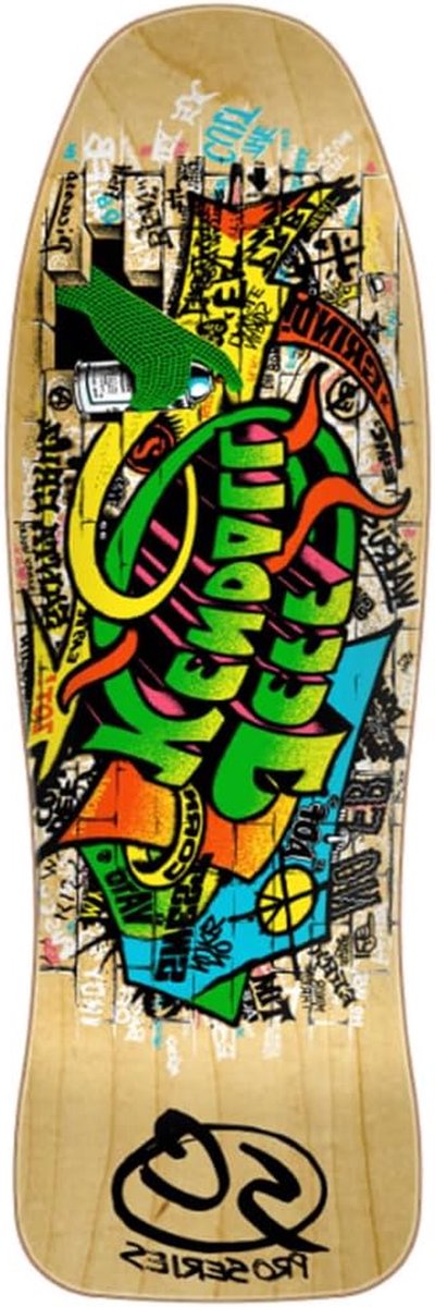 Skateboard Deck Deck Plank Street Skaten Iconische Cruise Missile II Concave 9.7 x 29 inch
