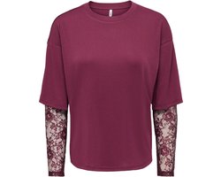 ONLY - ONLTAHLIA L/S LACE TOP PR JRS Dames T-shirt