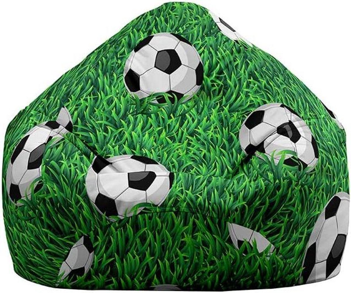Bean Bag Cover - Zitzakhoes Opbergzak - Speelgoed Opbergen - Dubbele Functie - 100x120cm - Groen