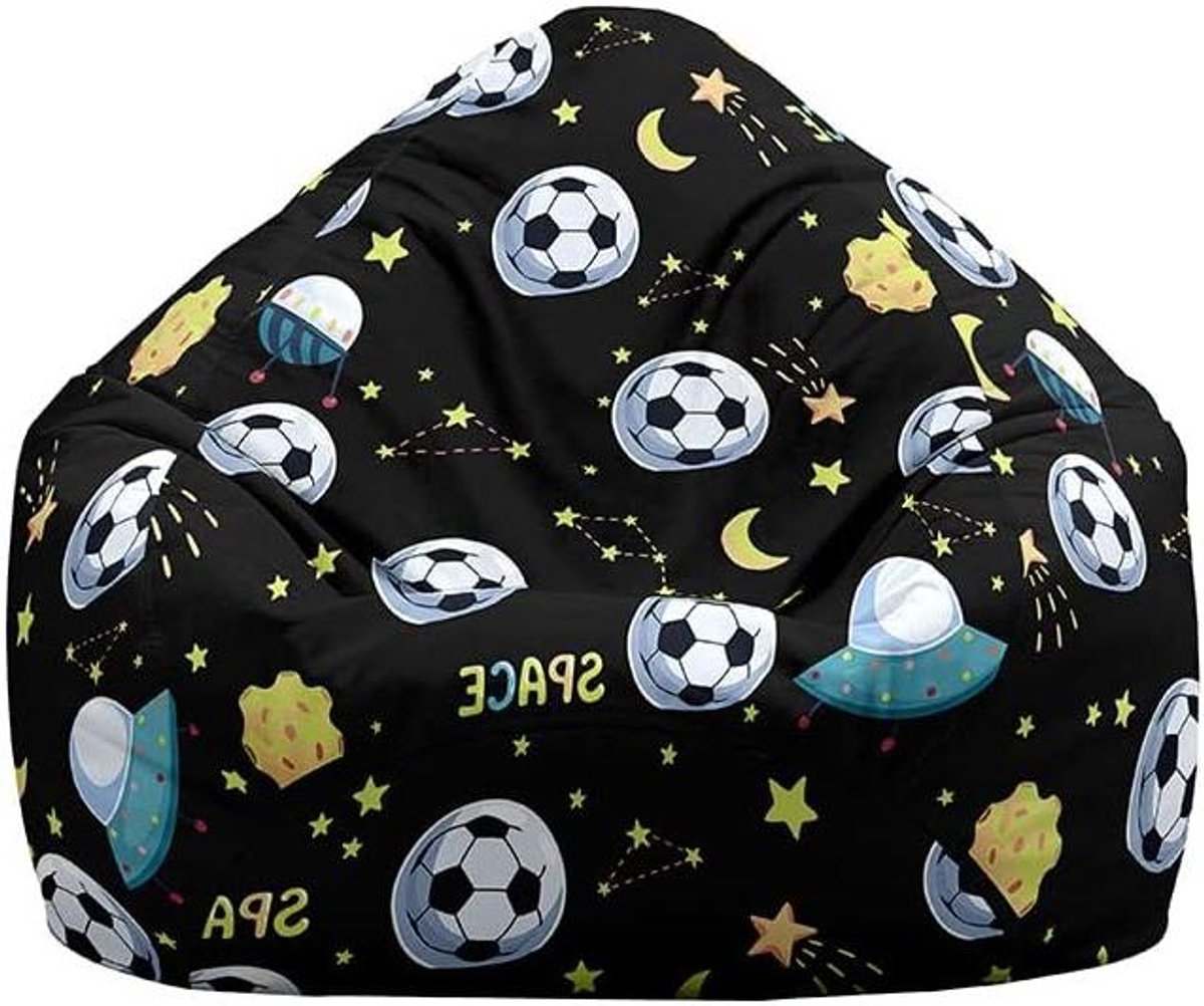 Bean Bag Cover - Zitzakhoes Opbergzak - Speelgoed Opbergen - Met Rits - 70x80cm - Sterren