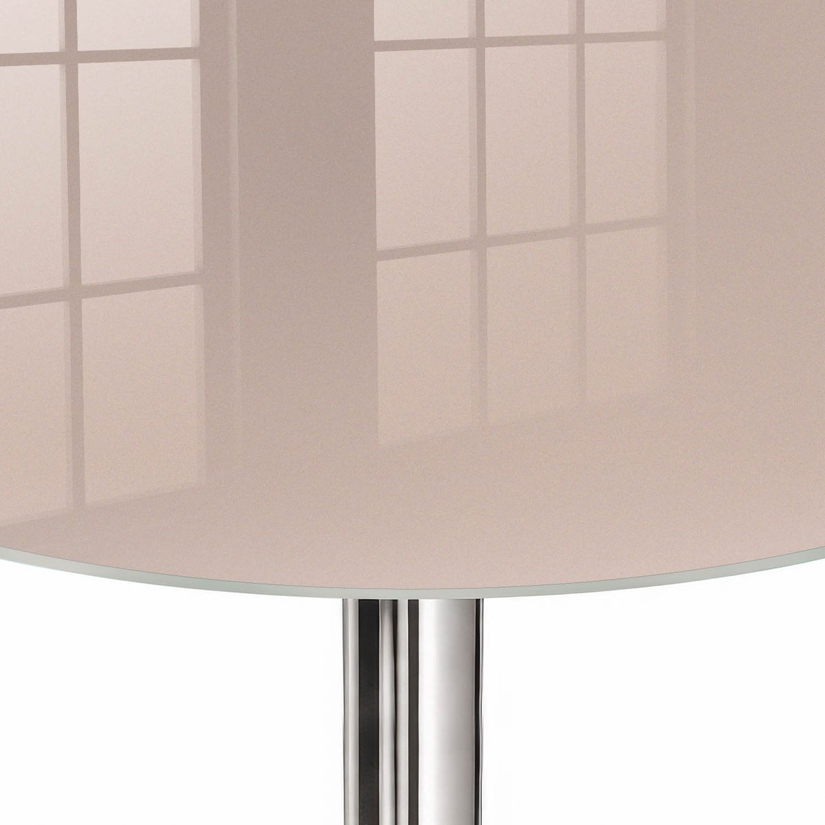 ArtPrintCave Beige roze Glazen Tafelblad fi70 cm - Tafelblad Rond - Roze Glazen Eettafel - Achtergronden en patronen Eettafel Met Glasplaat