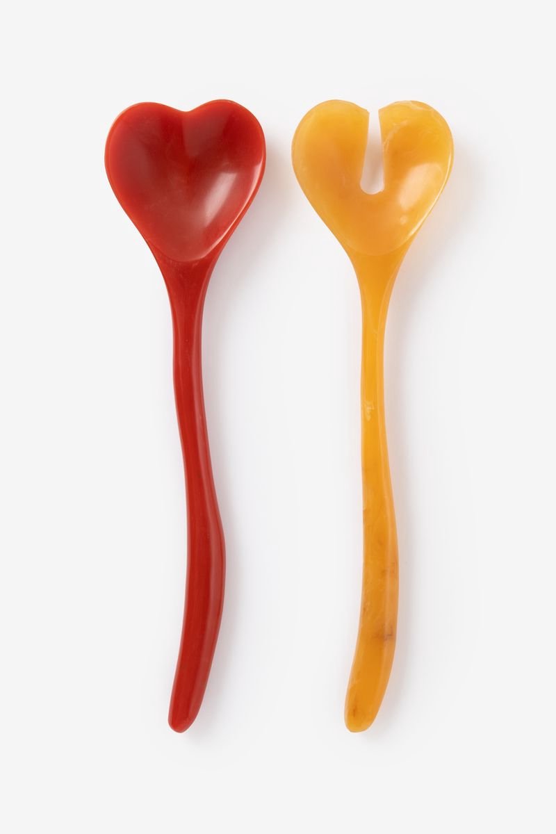 Sissy-Boy - Multicolour resin slacouvert set met hart