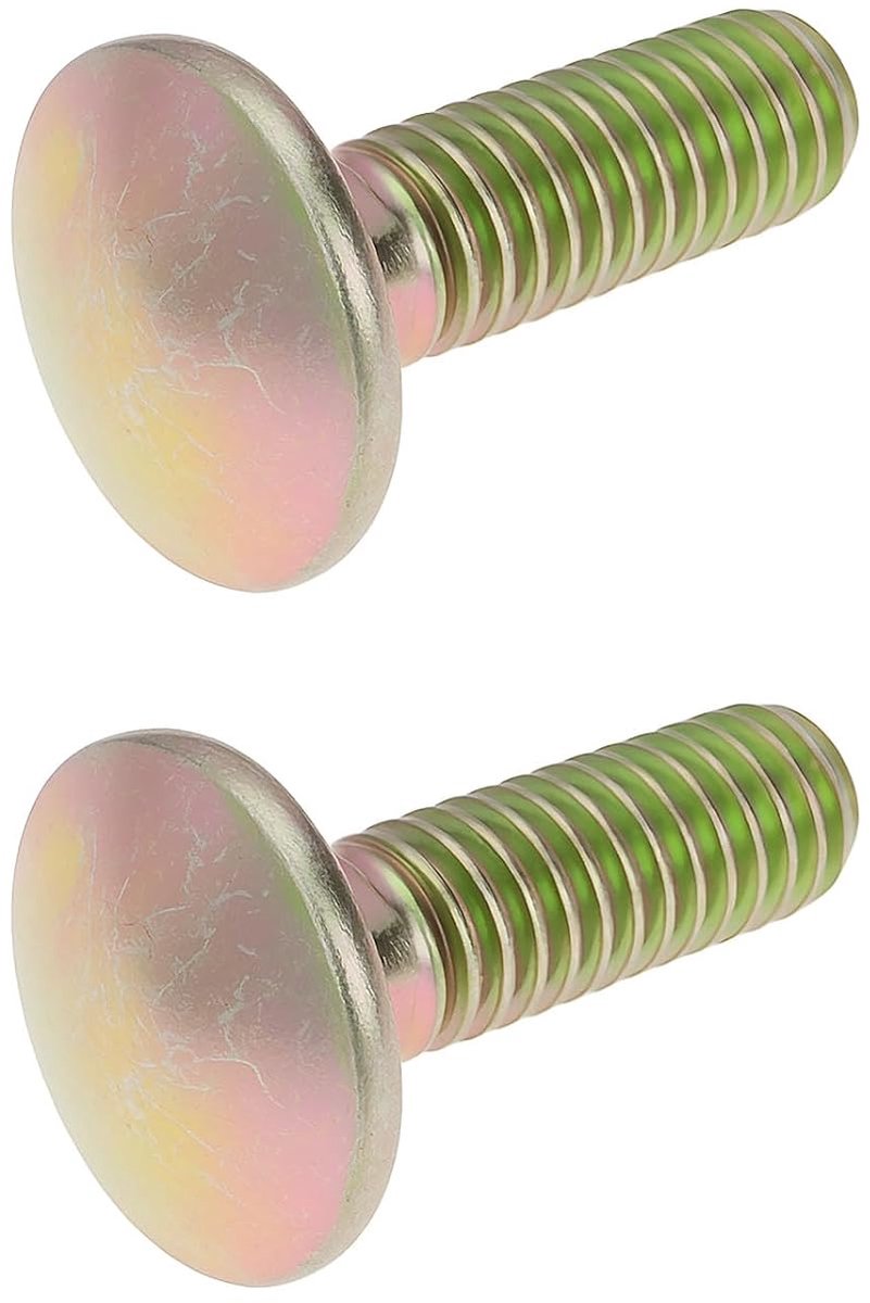 2 stks Grasmaaier Carriage Bolt 5/16-18x1 710-0276 Compatibel met Troy-Bilt Mustang XP Horse 800 500 850 550 450