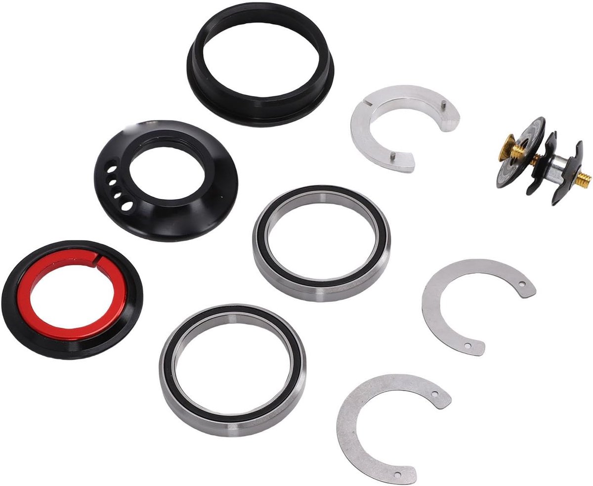 28,6 Mm Rechte Stuurbuis Boven, 40 Mm Taps Toelopende Stuurbuis Onder, Verborgen Balhoofd met 6,5 Compressiering, Interne Balhoofd van Aluminiumlegering voor Mountainbiken,
