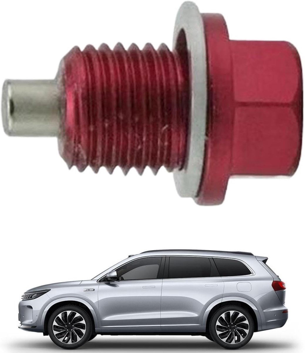 olieafvoerplug, olieplug bout Magnetische oliepanafvoerbout met | Voertuigmotorolie aftapplug vervangende lekbestendige auto-accessoires passen de meeste voertuigen