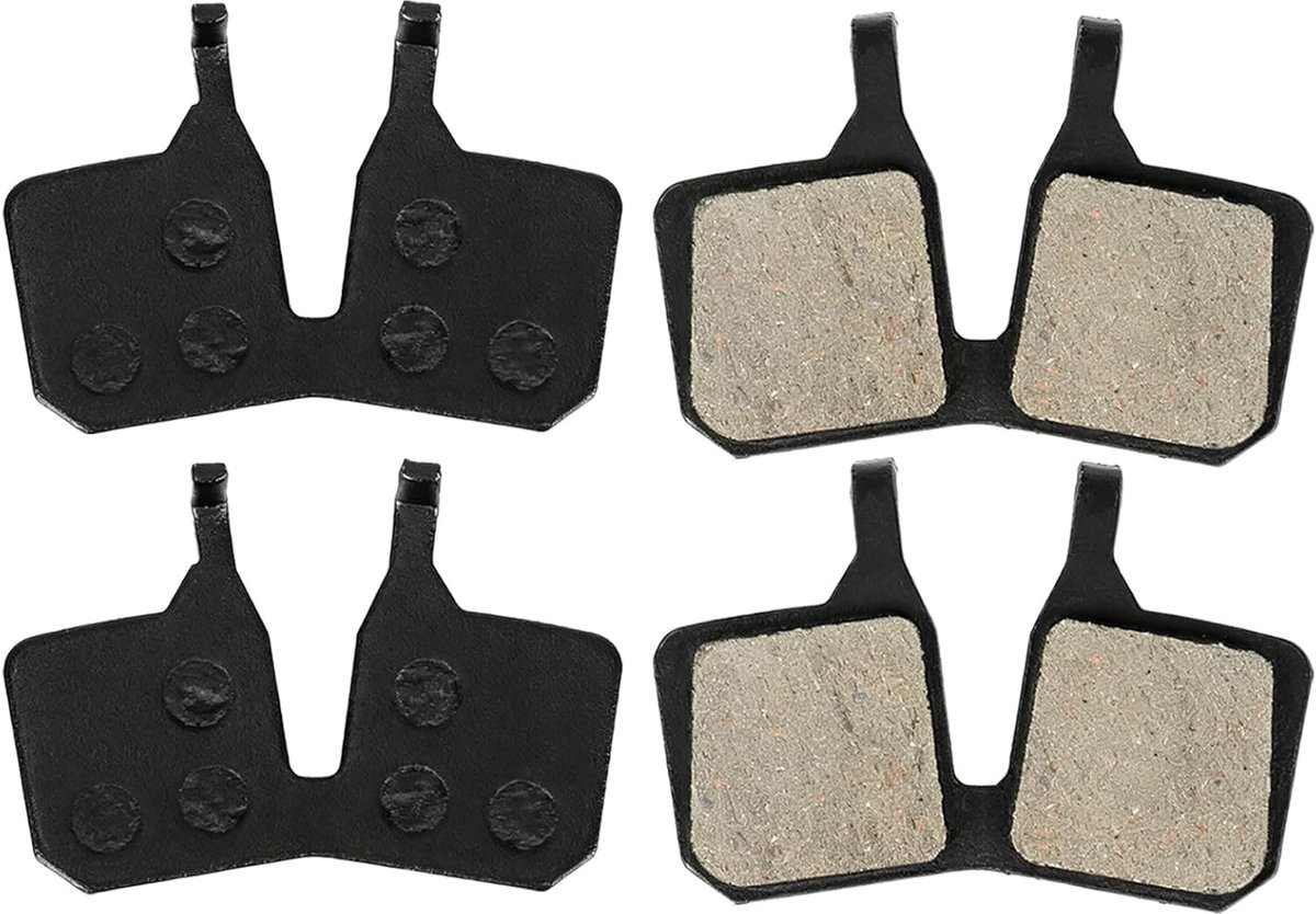 2 paar remblokken voor Magura MT5 MT7, schijfremblokken compatibel met Magura MT Trail Carbon, MT1893, MT5 eSTOP, CMe5, CT5 – 4-zuiger hydraulische rem accessoires – vervangende blokken type 9.P 9.S 9
