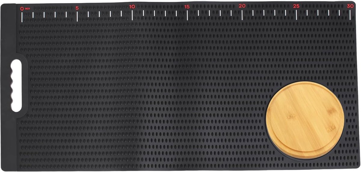 Visfilet mat met bamboe snijplank, extra groot, 81 x 39,9 cm, gemakkelijk schoon te maken, antislip